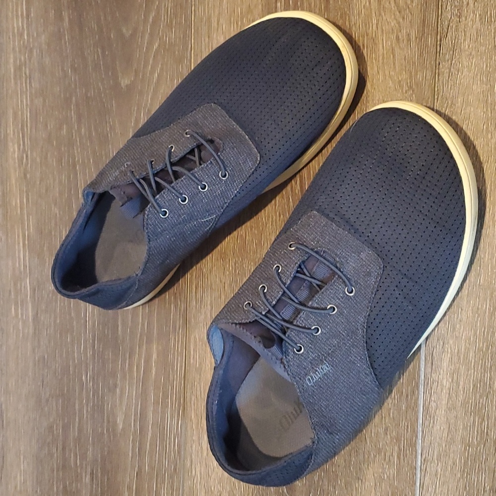 OluKai Nohea Moku Mesh Loafers Shoes Blue Men's‎ 10